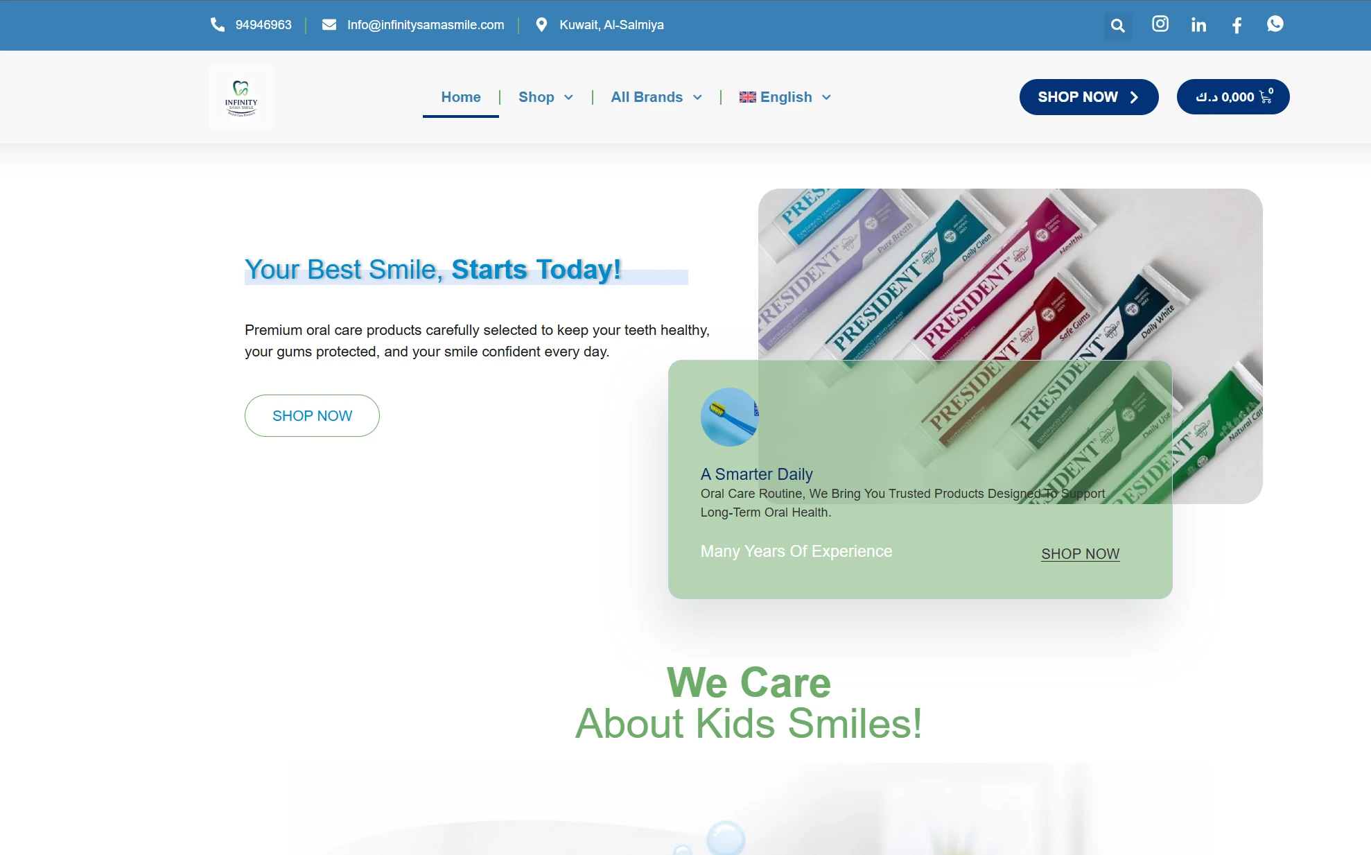 Infinity Sama Smile Project Showcase