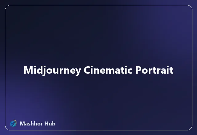 Midjourney Cinematic Portrait