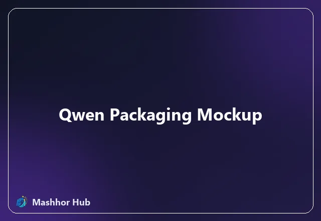 Qwen Packaging Mockup